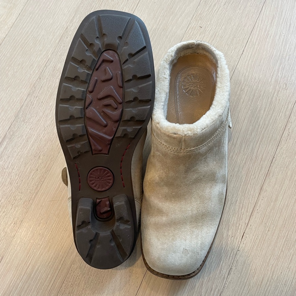 UGG women suede slip ons size 7.5